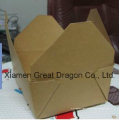 Kraft Paper Take out Food Box for Taking Away (GD-PB1008)